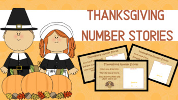 Preview of Thanksgiving Number Stories Powerpoint