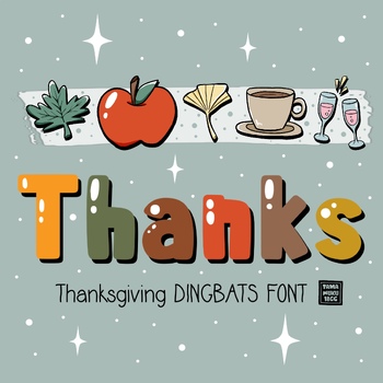 Preview of Thanksgiving OTF Dingbats Font