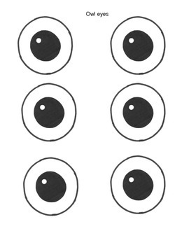 Birds Crafts - Print your Owl Eyes Template at AllKidsNetwork.com