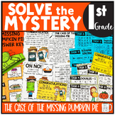 Thanksgiving PIE Solve the Mystery Math & ELA Task Card Ac