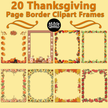 thanksgiving page borders