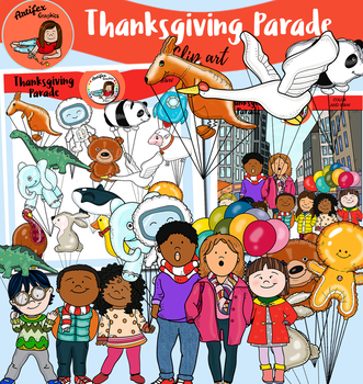 Preview of Thanksgiving Parade Clipart