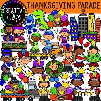 Preview of Thanksgiving Parade Clipart {Thanksgiving Clipart}