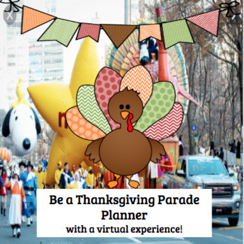 Preview of Thanksgiving Parade Planner- Project Based Learning Interactive Google Slides