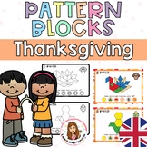 Thanksgiving Pattern Blocks. November. Math Centers. Geometry.