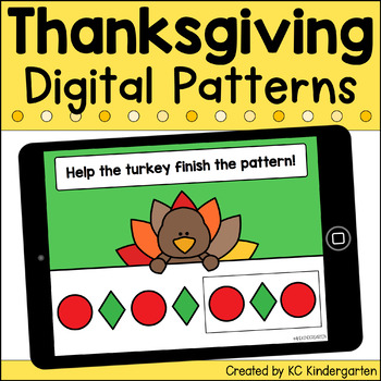 Preview of Thanksgiving Patterns | Digital Math Center