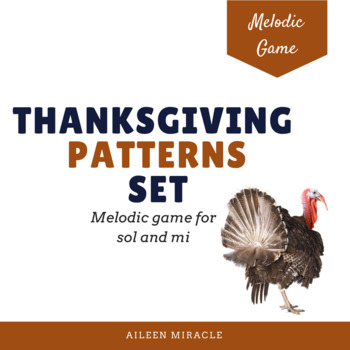 Preview of Thanksgiving Melodic Reading Activity {Sol-Mi}
