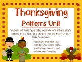 Thanksgiving Patterns Unit-Math Unit aligned with Commom Core