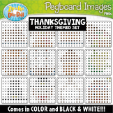 Thanksgiving Pegboard Images Clipart {Zip-A-Dee-Doo-Dah Designs}