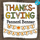 Thanksgiving Pennant Banner for Bulletin Boards