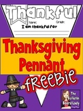 Thanksgiving Pennant Free