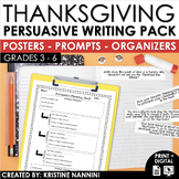 Thanksgiving Writing Prompts - Thanksgiving Activities - T