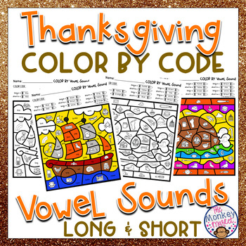 Preview of Thanksgiving Phonics Activities