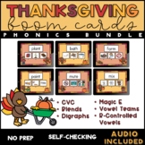 Thanksgiving Phonics Boom Card BUNDLE