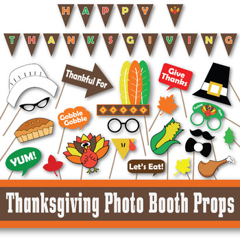 thanksgiving photo booth props