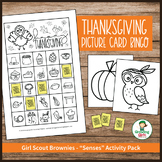 Thanksgiving Picture Card Bingo - Girl Scout Brownies - "S