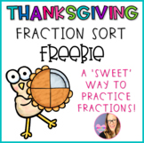 Thanksgiving Pie Fraction Sort FREEBIE