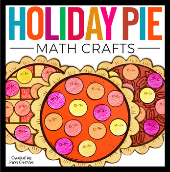 Preview of Thanksgiving Pie Math Craft | November Fall Bulletin Board Activities