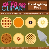 Thanksgiving Pies Clip Art (Digital Use Ok!)