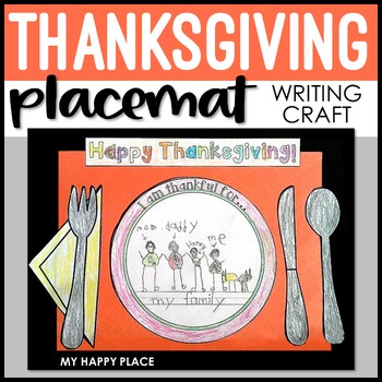 Preview of Thanksgiving Placemat Craft