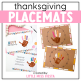 Thanksgiving Placemat | turkey handprint | English and Spanish