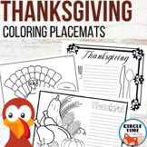 Thanksgiving Placemats Printable, Turkey Day! #freebiefriday