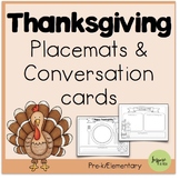 Thanksgiving Placemats and Conversation Cards