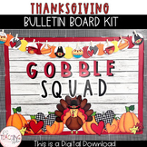 Thanksgiving Plaid Bulletin Board Kit, Easy Holiday Classr