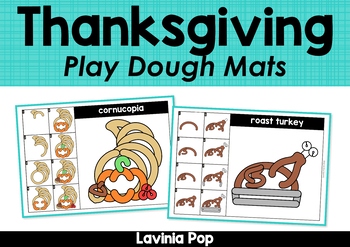 Thanksgiving Play Dough Mats | Play Doh | Playdoh