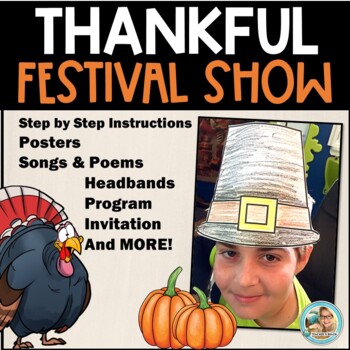 Preview of Thanksgiving Play | Thanksgiving Activities | Holiday Show for Parents