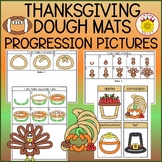 Thanksgiving Playdough Mats and Cards with Sequence Pictures