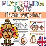 Thanksgiving Playdough mats. Dough mats. Fine motor. November.