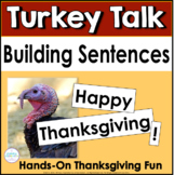 Thanksgiving Pocket Chart Activities | Building Sentences