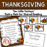 Thanksgiving Poem for Preschool Circle Time - "Ten Little 
