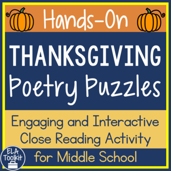 Preview of Thanksgiving Poems Reading Discussion & Analysis | Hands-On Thanksgiving Poetry