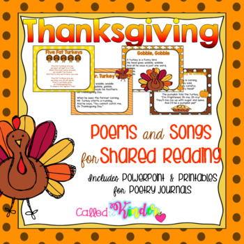 Preview of Thanksgiving Poems | Shared Reading | Songs