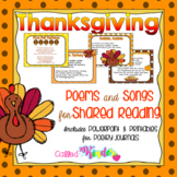 Thanksgiving Poems | Shared Reading | Songs