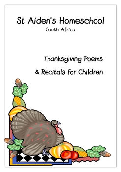 Preview of Thanksgiving Poems and Recitals for Children