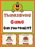 Thanksgiving PowerPoint Game, can you read it?
