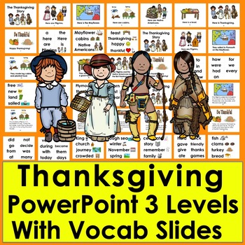 Preview of Thanksgiving PowerPoint:  The Thanksgiving Story