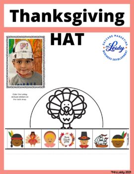 Preview of Thanksgiving Preschool Hat FREE