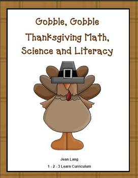 Preview of Thanksgiving Preschool Math, Science and Literacy Activities