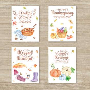 Preview of Thanksgiving Printable - Thanksgiving posters - Ready to print