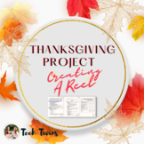 Thanksgiving Project- Creating a Reel