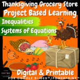 Thanksgiving Project Solving Inequalities & Systems of Equations Project PBL