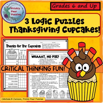 Preview of Thanksgiving Puzzles - Gratitude Activities for Middle School