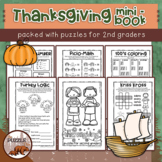 Thanksgiving Puzzles Mini-Book for Second Graders