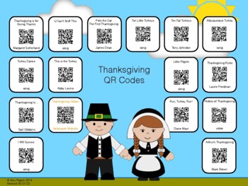 Preview of Thanksgiving QR Codes