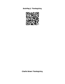 Preview of Thanksgiving QR Codes