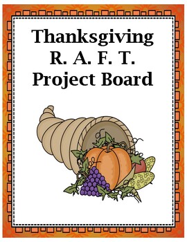 Preview of Thanksgiving R.A.F.T. Project Board
